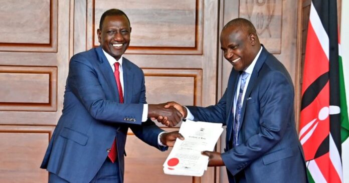 President William Ruto and John Mbadi.