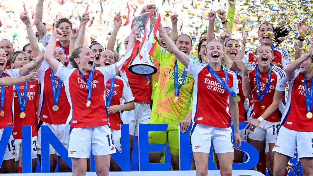 Arsenal wins women's champions league1