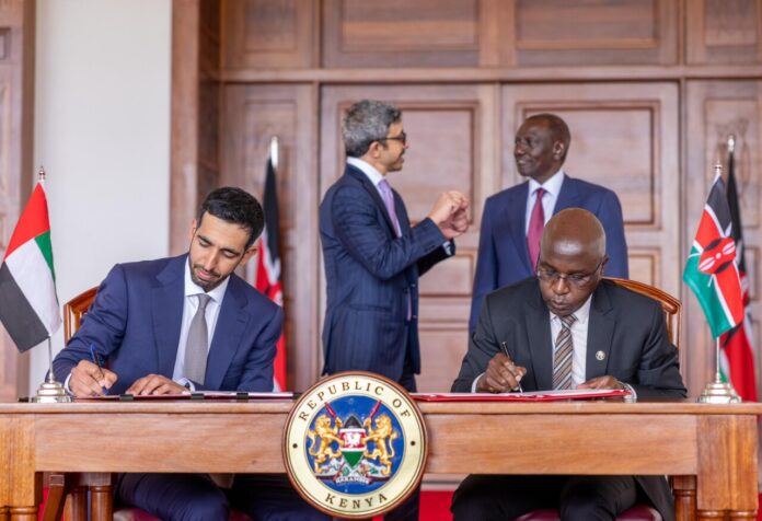 Photo - Kenya and UAE signing CMAA