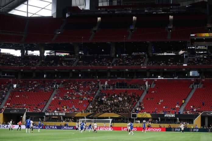 Chelsea game empty stadium