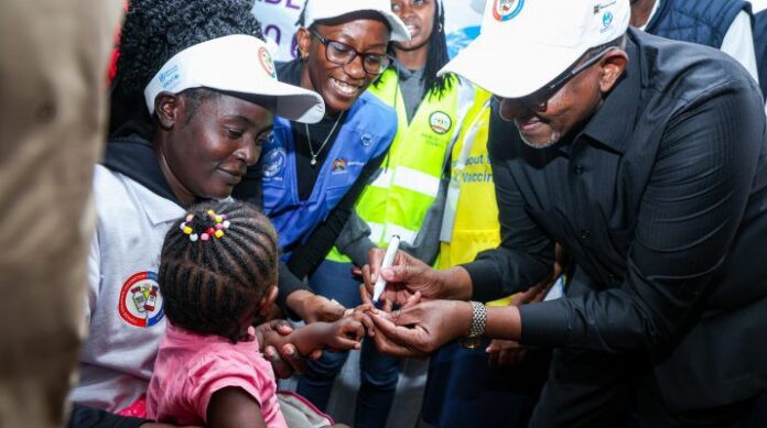 Millions of Children Reached as Kenya Wraps Up Typhoid, Measles-Rubella Vaccine Campaign