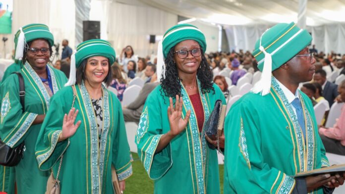 Aga Khan University graduates during the 2025 Convocation Ceremony~3