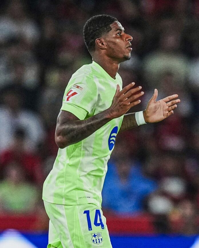 Rashford ebuts for Brcelona