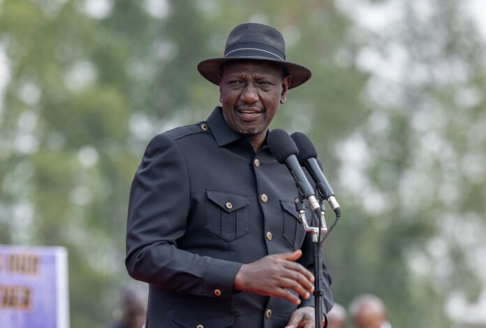 Ruto at Phoebe Asiyo burial
