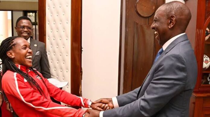 Faith Kipyegon to Receive Ksh10 Million Presidential Reward for Record-Breaking Feats