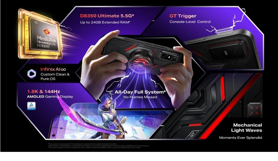 Infinix Launches GT 30 Pro: A Gaming Flagship Built to Carry with All-Day Full FPS Performance