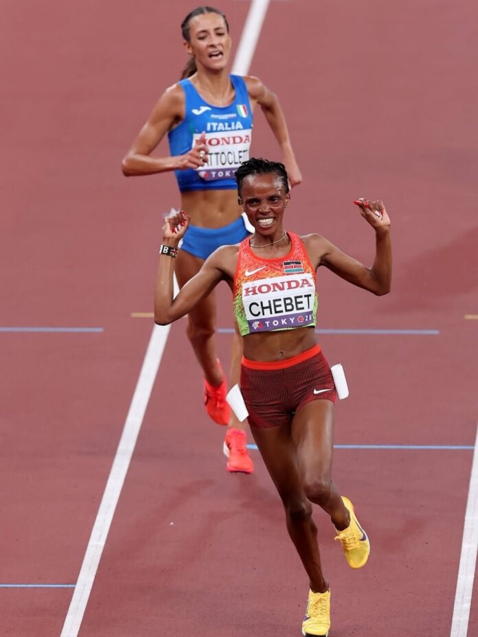 Beatrice Chebet wins Tokyo