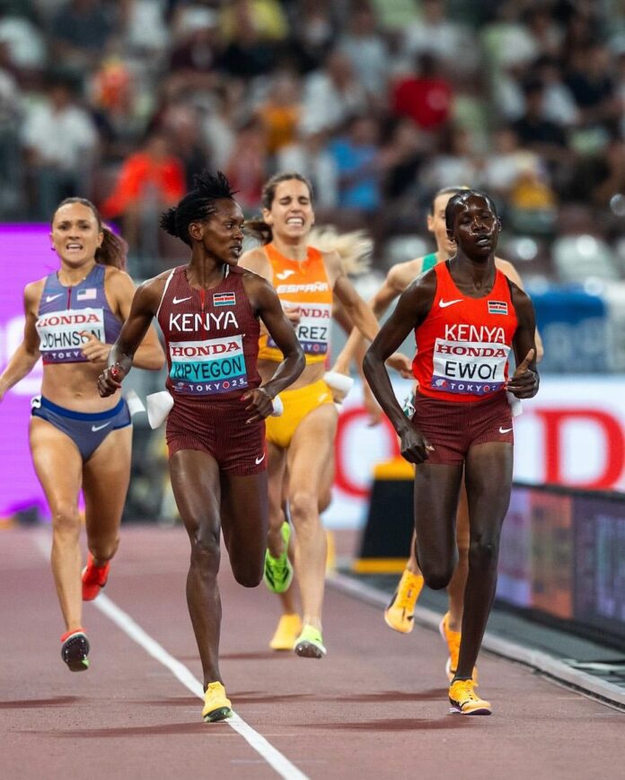 Faith Kipyegon wins gold in Tokyo1