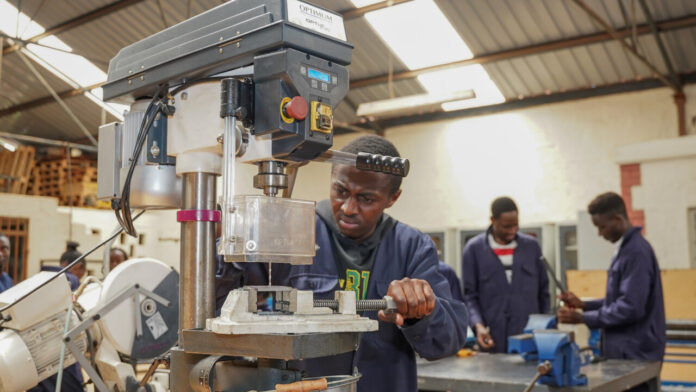 TVET students from the Kiambu National Polytechnic, one of the 16 regional flagship institutes in Kenya, Ethiopia, and Tanzania TVET students from the Kiambu National Polytechnic, one of the 16 regional flagship institutes in Kenya, Ethiopia, and Tanzania