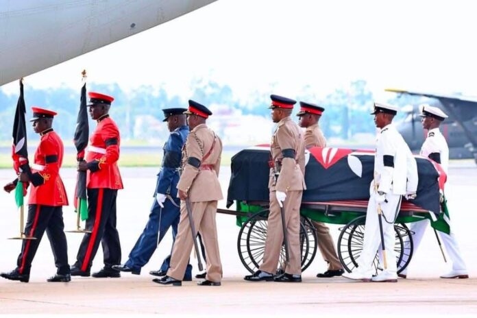 Body of Raila Odinga's Body Arrives at Bondo for Final Vigil