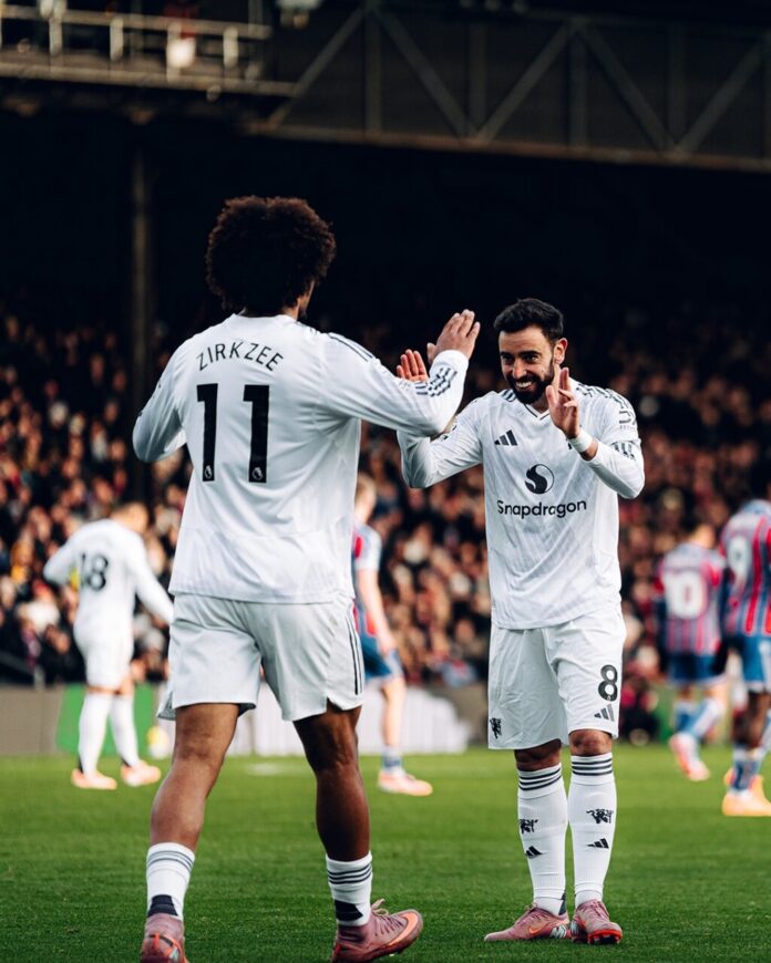 Man United beats Crystal Palace