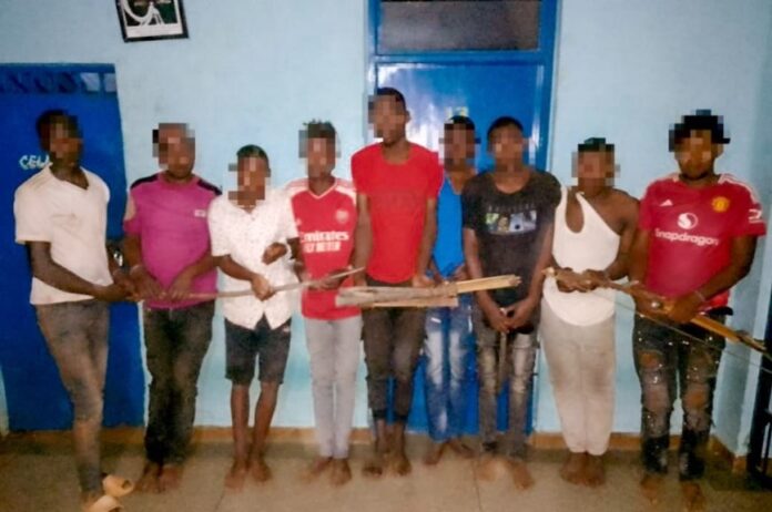 Nine Arrested in Kakamega as Police Break Up Armed Gang