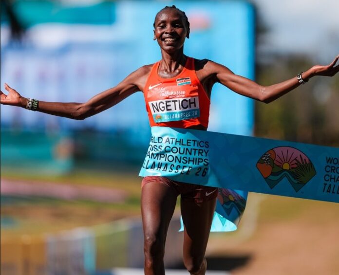 Agnes Ngetich wins Country Championships Tallahassee1