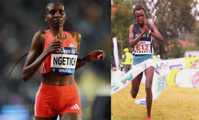 Agnes Ngetich and Maurine Chebor
