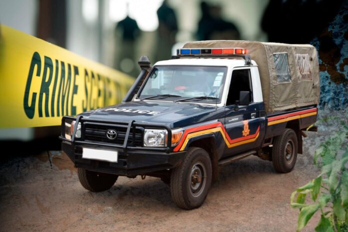 Police car Kenya Protesters storm Ramula Police Post
