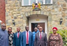 Oparanya Holds Talks at Kenyan Embassy in Washington on Coffee and SACCO Growth