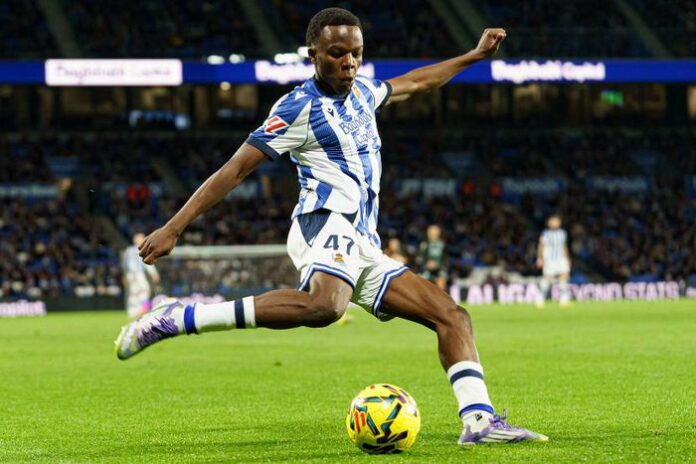 Job Ochieng Real Sociedad Harambee Stars Forward Job Ochieng wins Copa del Rey with Real Sociedad