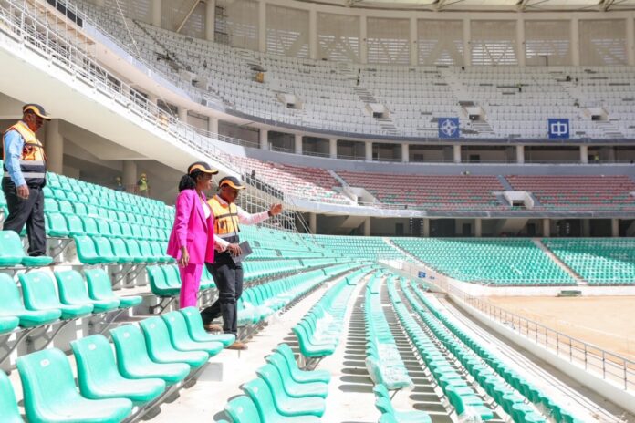 Raila Odinga Talanta Stadium Raila Odinga Talanta Stadium 88% complete ahead of AFCON 2027
