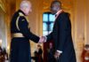 Actor Sir Idris Elba, Torvill And Dean Receive Honors From King Charles III