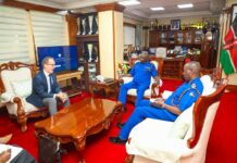 UK and Kenya Strengthen Security Cooperation as High Commissioner Meets IG Kanja