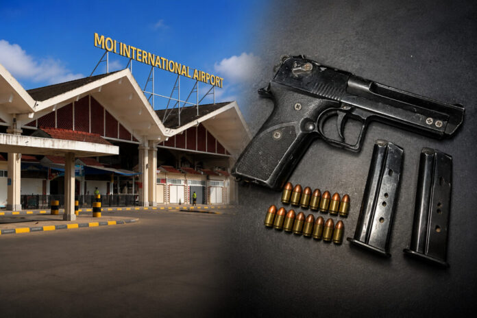 Moi Airport -Pistol