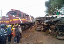 3 Survive Horror Train Crash at Limuru Railway Crossing