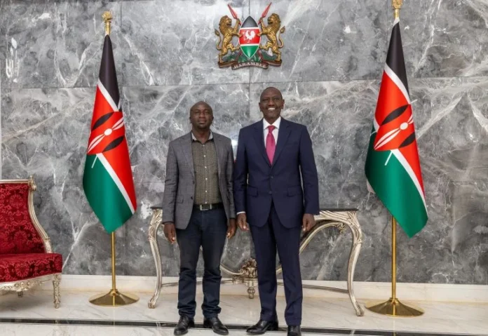 Muchinah with Ruto