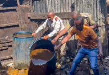 Police Seize 3,600 Litres of Illicit Alcohol in Nairobi Crackdown