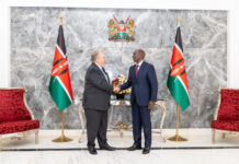 Ruto Bids Farewell to Outgoing Belgium Ambassador