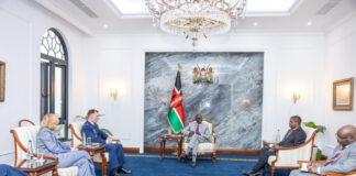 Ruto Meets AFRICOM Commander Dagvin Anderson to Strengthen Kenya-US Security Partnership