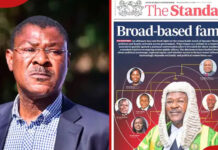 Wetang’ula gives Standard Group 48-hour ultimatum over “Broad-Based Family” story