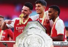 Arsenal Thrash Man City 3-0 to Lift Community Shield