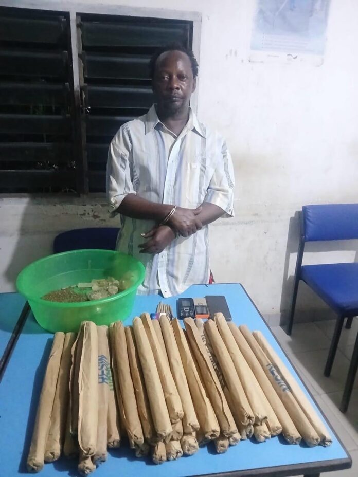 WhatsApp Image 2026-08-25 at 12.50.03 PM DCI Arrests Suspected Drug Trafficker in Mtwapa, Recovers Cannabis