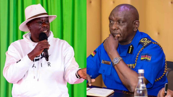 image Gachagua Challenges IG Kanja to Take Charge or Resign Ahead of 2027