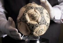 Diego Maradona’s ‘Hand of God’ Ball Sells for €2.5 Million At Auction