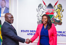 Health PS Mary Muthoni Meets Kisii Health Executive to Advance Universal Health Coverage