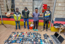 Police Recover 132 Stolen Phones, Arrest Four Suspects in Kayole Crackdown