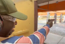 Gachagua Shows Off Shooting Skills During US Tour(VIDEO)