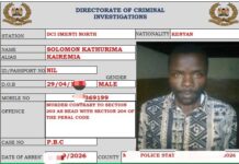 Murder Suspect Arrested Over Fatal Attack on Meru Woman