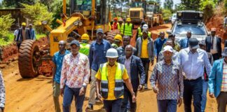Kindiki Inspects Ongoing Tarmacking of Mung’etho-Thuthwa-Gathugu-Gakiti Road in Nyeri