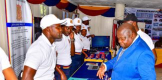 DCI Director Philip Ouma Engages Public on Police Services at Nairobi Trade Fair