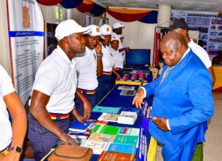 DCI Director Philip Ouma Engages Public on Police Services at Nairobi Trade Fair
