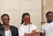 Wizkid And Asake Join Jaden Smith At Christian Louboutin Paris Fashion Week Show