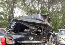 Kitutu Masaba MP Gisairo Escapes Injury in Kikuyu Road Crash