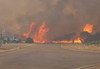 Huge Bush Fire Breaks Out Along Voi-Taveta Road Voi-Taveta Road