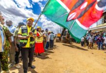 Kindiki Inspects New Market, Road Projects in Thika Town