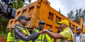 Kindiki Inspects Sh2 Billion Road Project in Kirinyaga