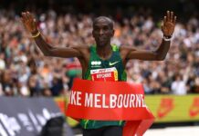 Ruto Celebrates Kipchoge After Record-Breaking Melbourne Marathon Win