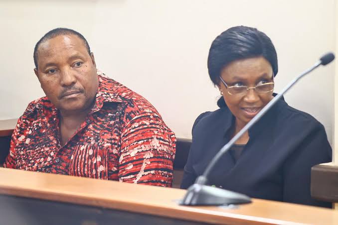 Waititu and wife