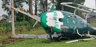 Ruto’s PS Among Five Who Escaped Unhurt After Kericho Helicopter Crash